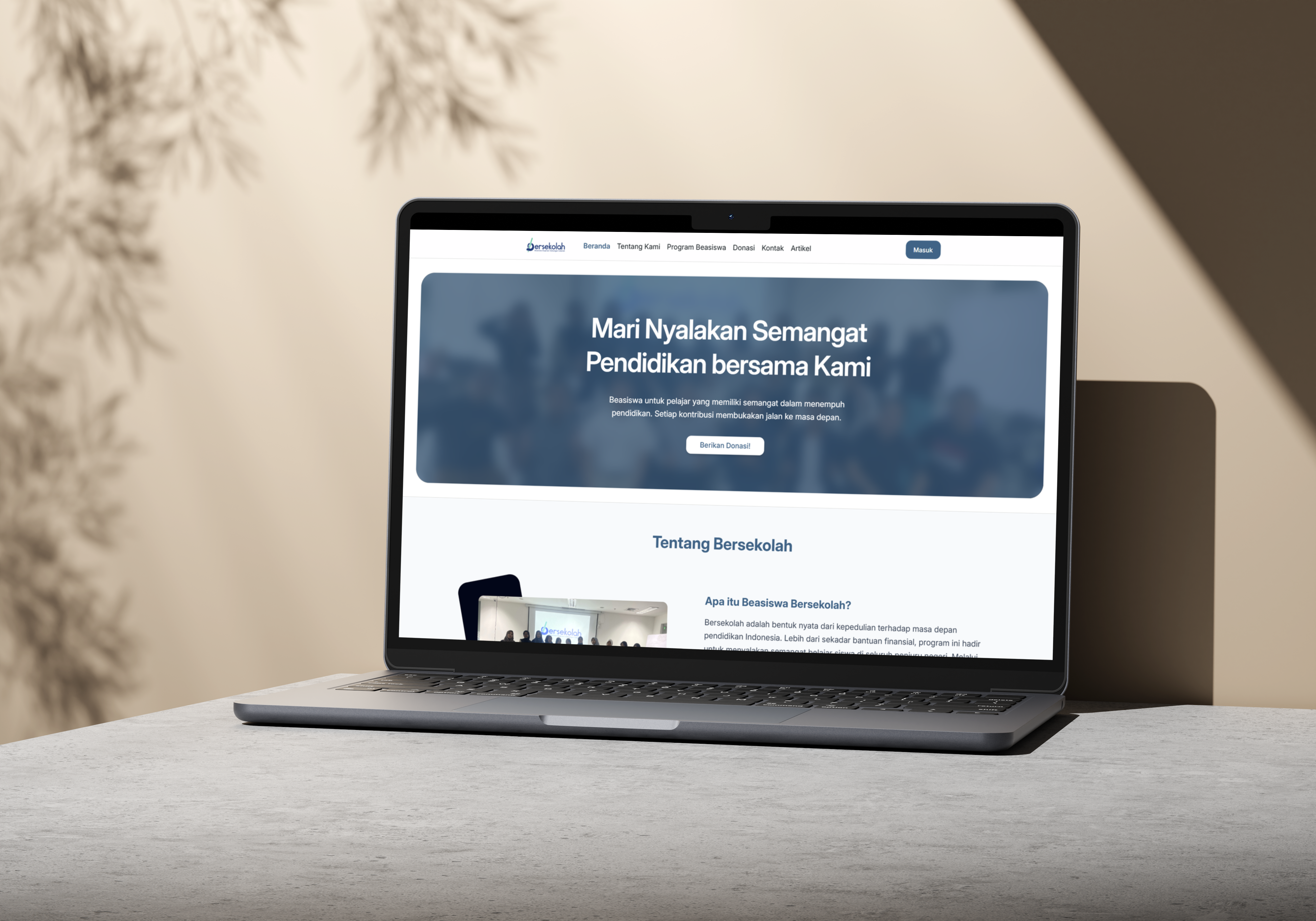 bersekolah.com – Scholarship Management Platform